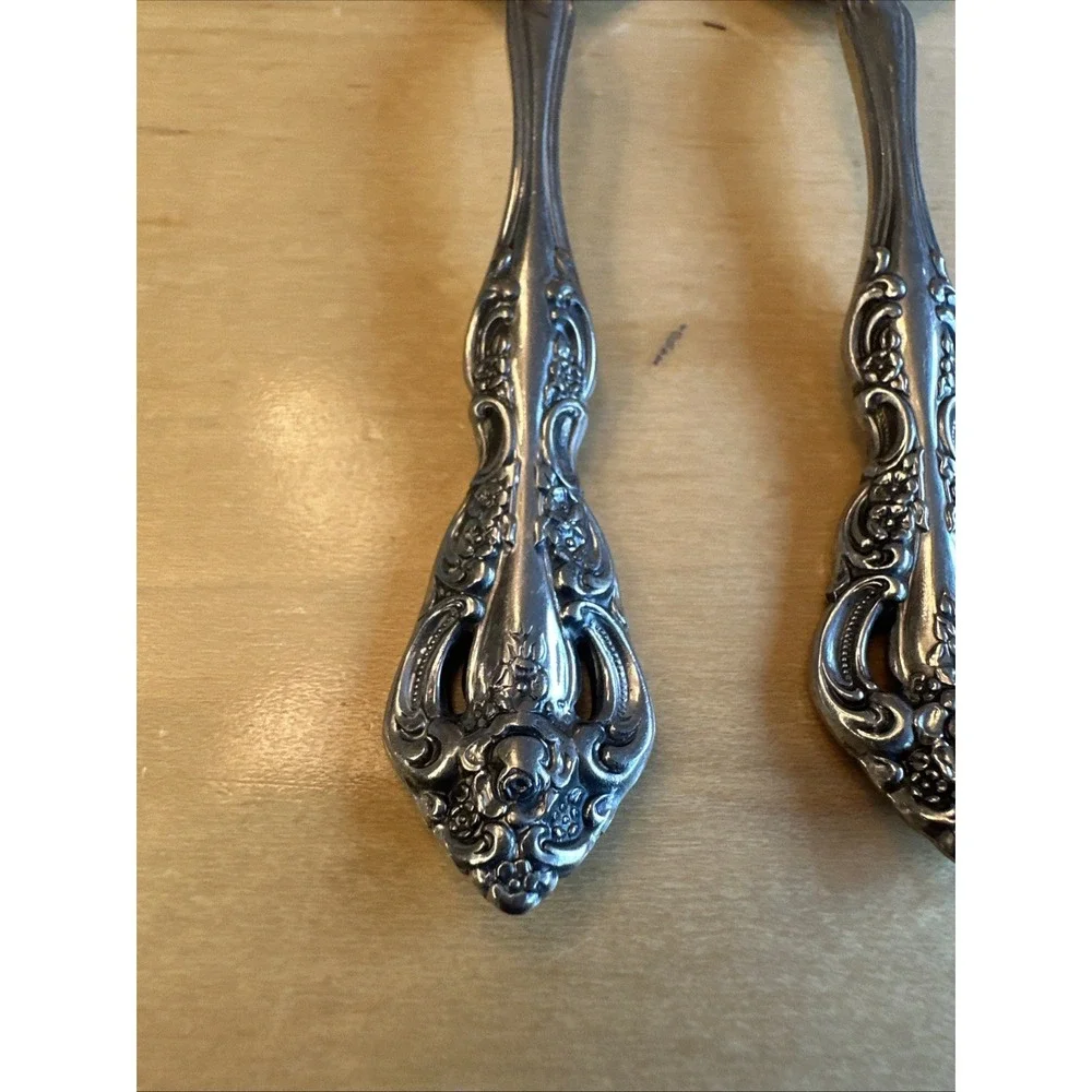 Oneida MICHELANGELO Stainless Teaspoon Heirloom CUBE Glossy Flatware Lot Of 2‎